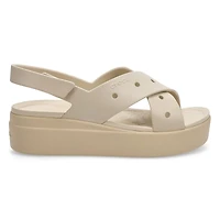 Sandale  brides croises BROOKLYN 4U, noir, femme