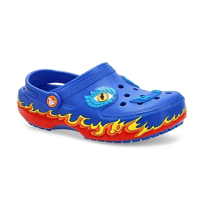 Kids' Classic Dragon EVA Comfort Clog - Blue Bolt