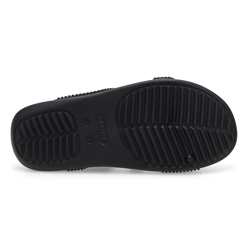 Women's Getaway Gems Strappy Sandal - Black