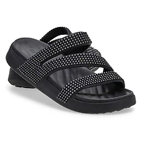 Women's Getaway Gems Strappy Sandal - Black