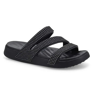 Women's Getaway Gems Strappy Sandal - Black