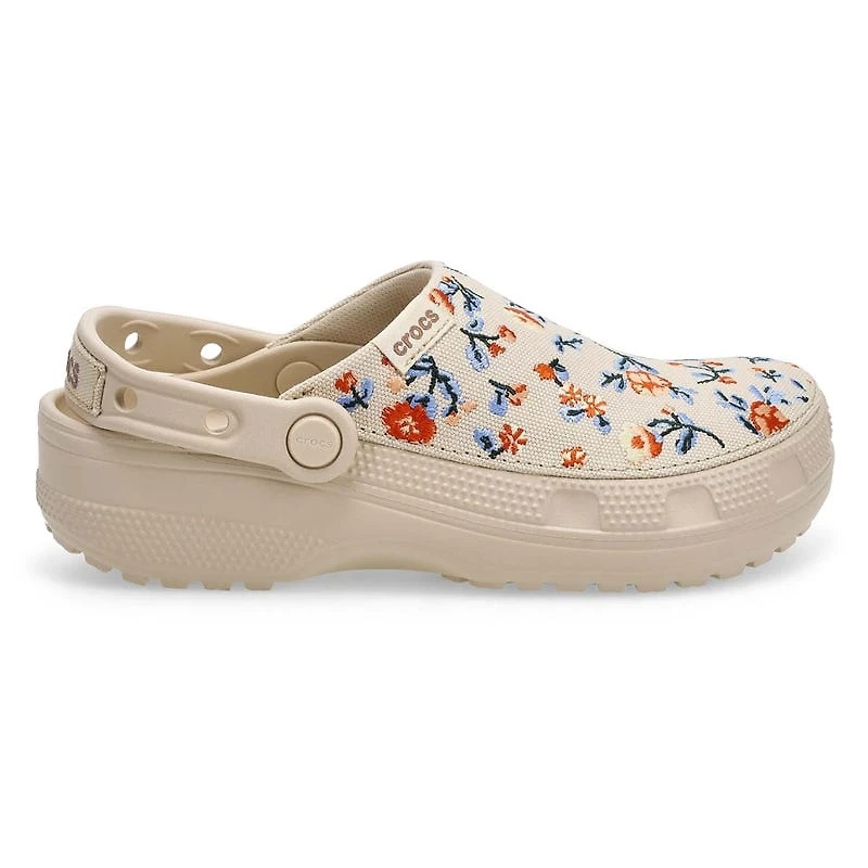 Women's Classic Crafted Floral EVA Comfot Clog - F