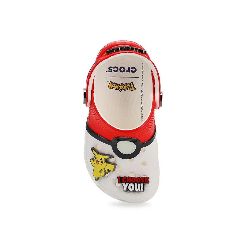 Infants' Pokemon Poke Ball EVA Comfort Clog - Mult