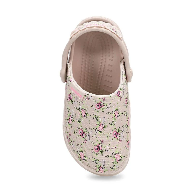 Kids'  Crafted Printed Canvas Clog - Cocoa Creme