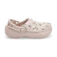 Kids'  Crafted Printed Canvas Clog - Cocoa Creme