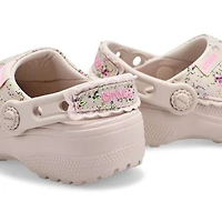 Sabot Crafted Printed Canvas pour enfants - Cocoa
