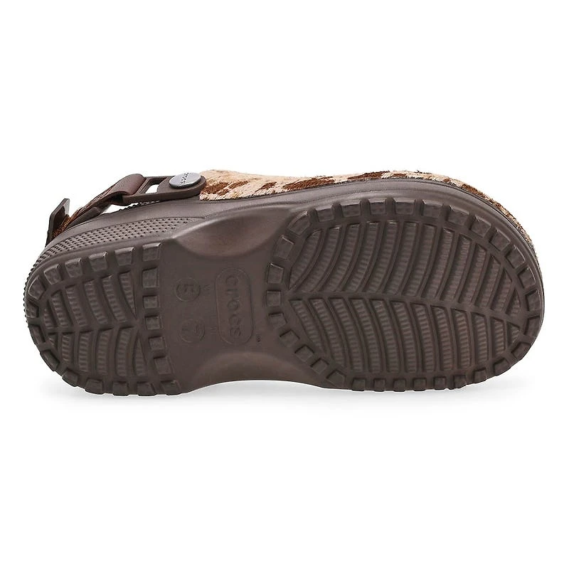 Women's  Classic Crafted Pony Hair Clog - Espress