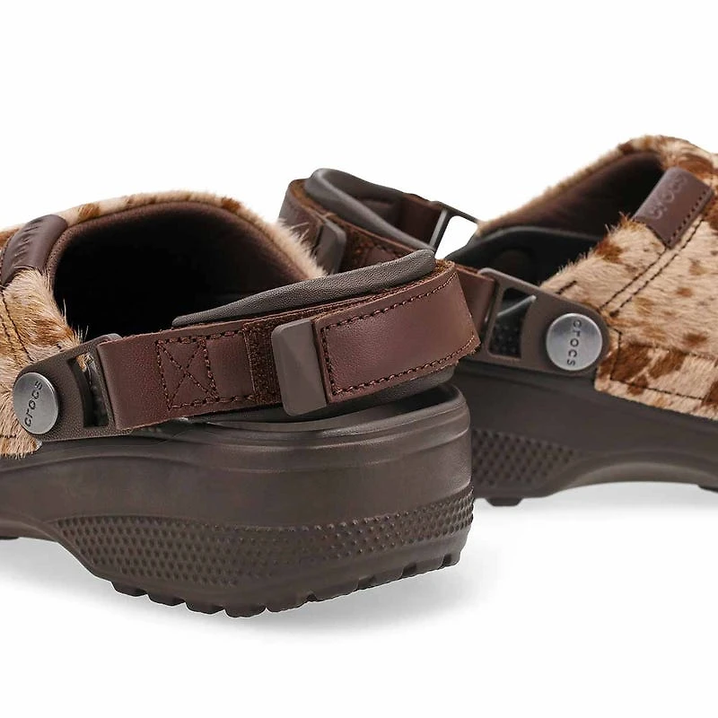 Women's  Classic Crafted Pony Hair Clog - Espress