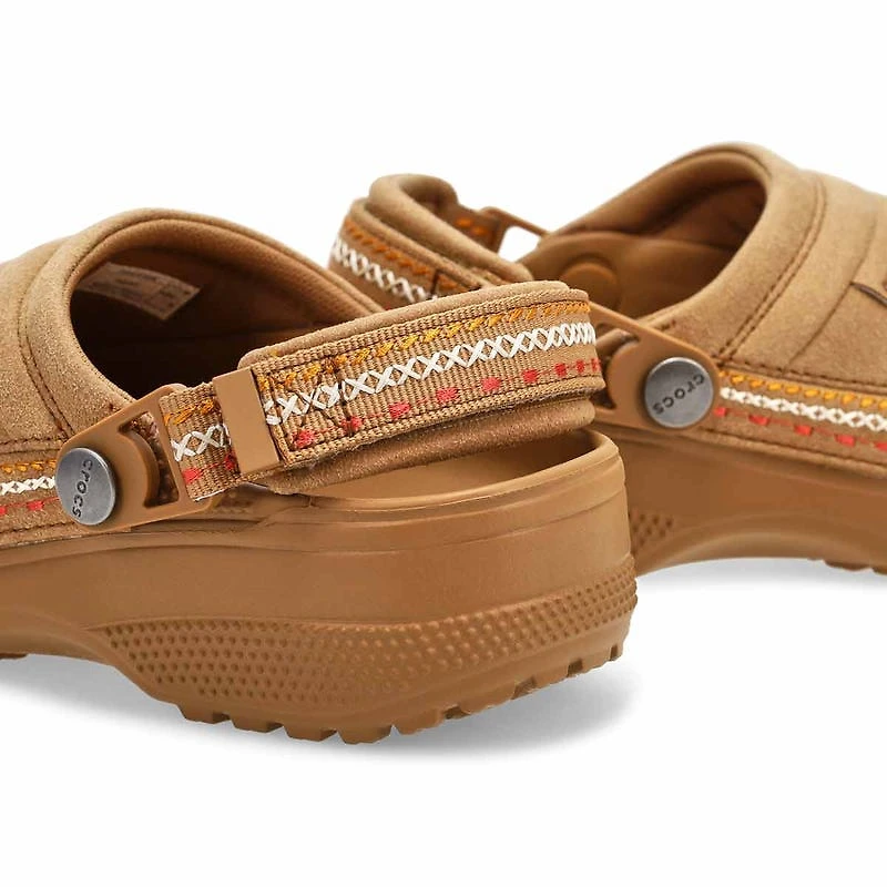 Women's Classic Crafted Vegan Suede Stitch Clog