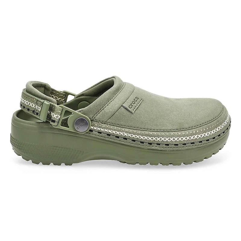 Women's Classic Crafted Vegan Suede Stitch Clog