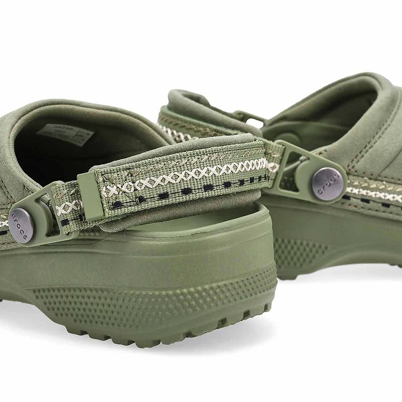 Women's Classic Crafted Vegan Suede Stitch Clog