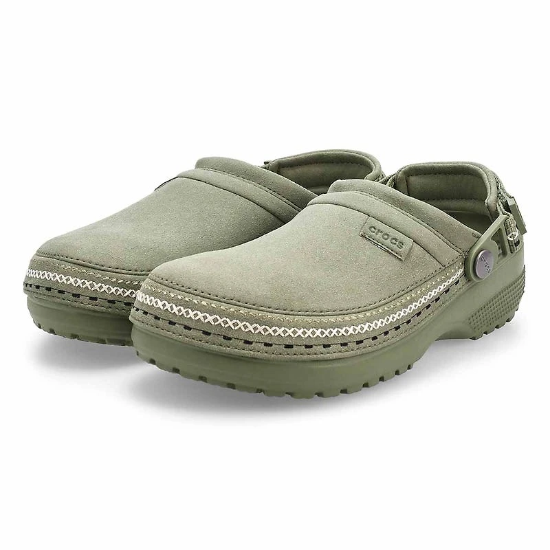 Women's Classic Crafted Vegan Suede Stitch Clog