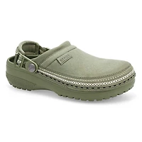 Women's Classic Crafted Vegan Suede Stitch Clog