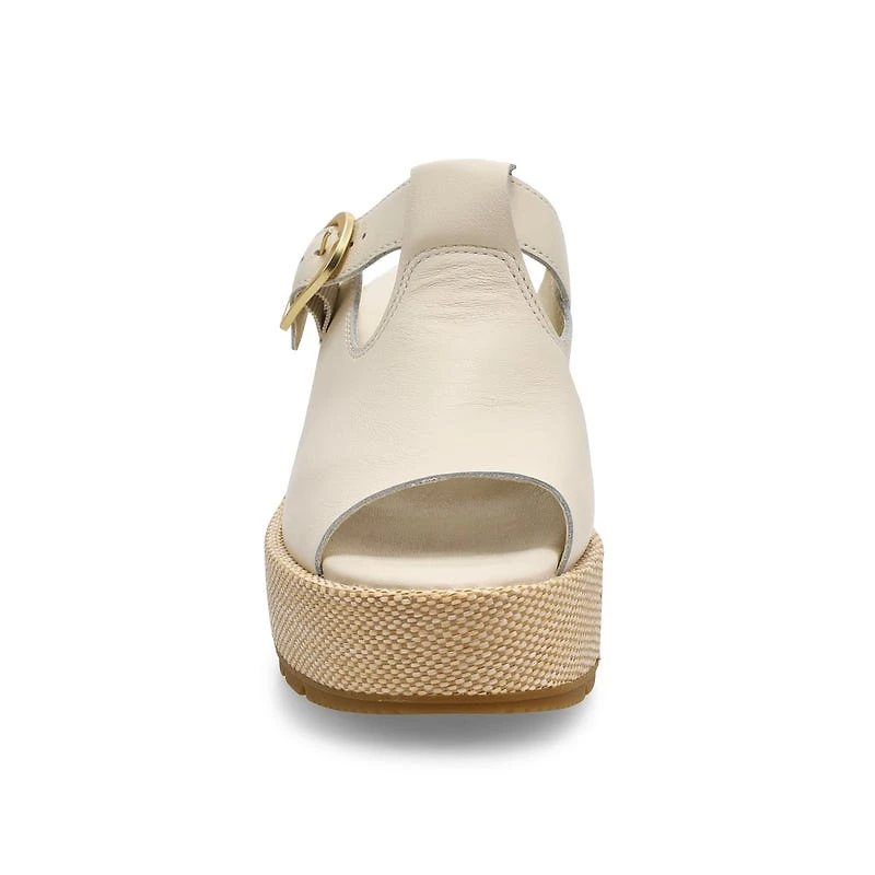 Sandale compense  enfiler SUNPEAK, noir/cru, fe