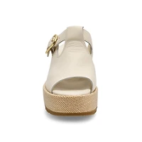 Sandale compense  enfiler SUNPEAK, noir/cru, fe