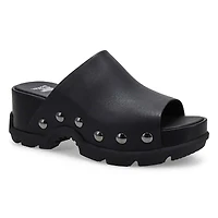 Women's  Roam'N Platform Slide Sandal - Black/Blac