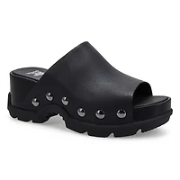 Women's  Roam'N Platform Slide Sandal - Black/Blac