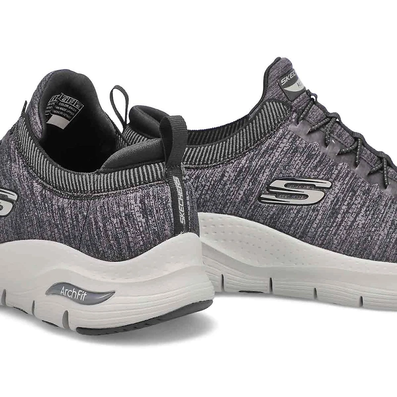 Men's Arch Fit Waveport Sneaker - Black/Grey