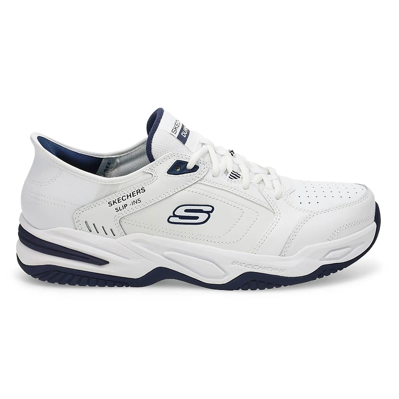 Men's Durham Delvor Slip-Ins Wide Sneaker - Whte/N