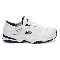 Men's Durham Delvor Slip-Ins Wide Sneaker - Whte/N