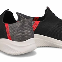 Men's Ultra Flex 3.0 Slip-Ins Sneaker - Black/Red