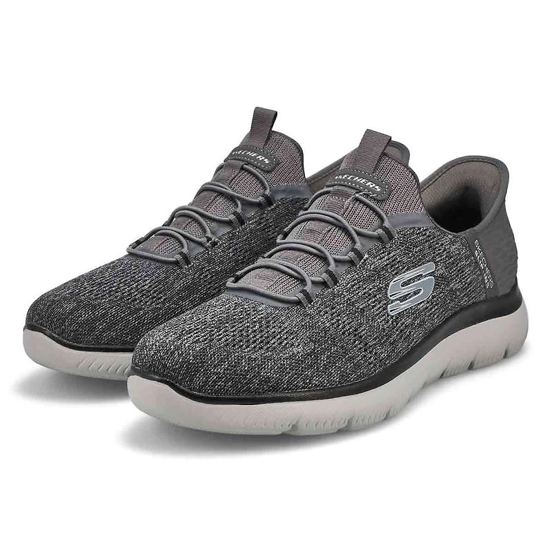 Mens Summit Slip-Ins Sneaker - Charcoal/Black