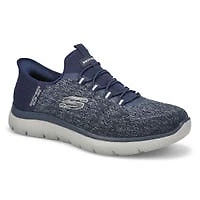 Mens Summit Slip-Ins Sneaker - Charcoal/Black
