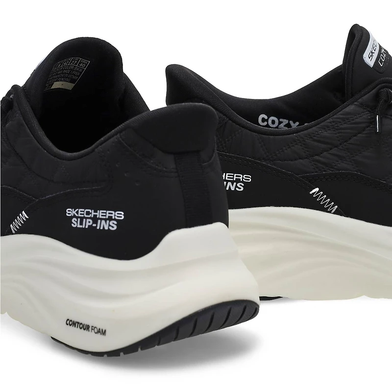Men's Contour Foam Cozy Fit Slip-Ins Sneaker - Bla