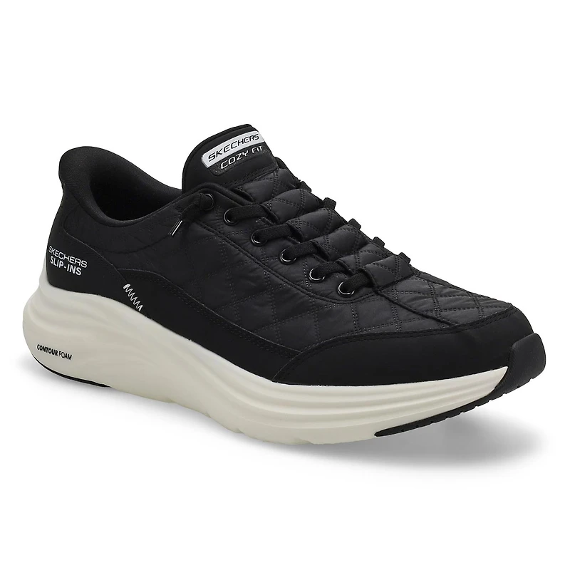 Men's Contour Foam Cozy Fit Slip-Ins Sneaker - Bla