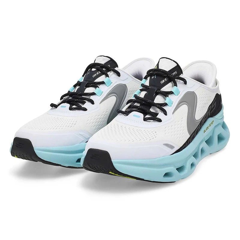 Men's Glide Step Altus Slip-Ins Sneaker - White/Bl