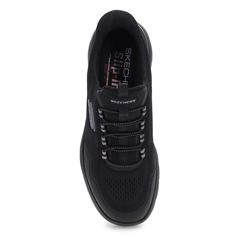 Mens Summits Top Rate Wide Slip Ins Sneaker - Bla