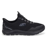 Mens Summits Top Rate Wide Slip Ins Sneaker - Bla