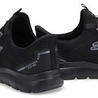 Mens Summits Top Rate Wide Slip Ins Sneaker - Bla