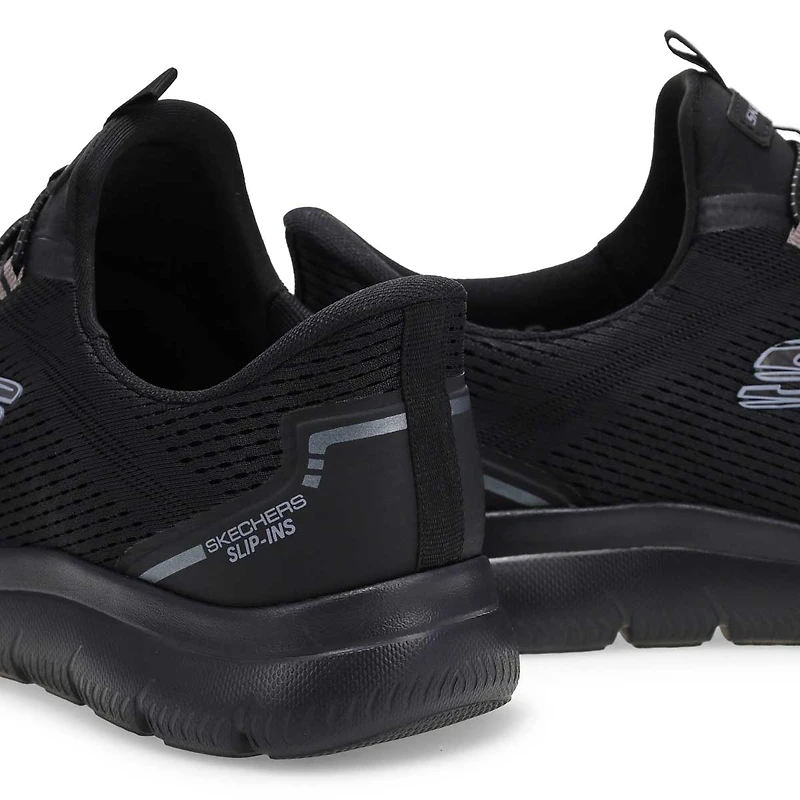 Mens Summits Top Rate Wide Slip Ins Sneaker - Bla