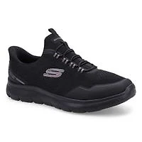 Mens Summits Top Rate Wide Slip Ins Sneaker - Bla
