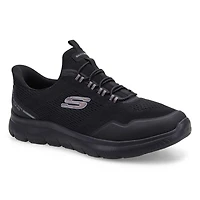 Mens Summits Top Rate Wide Slip Ins Sneaker - Bla