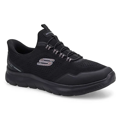 Mens Summits Top Rate Wide Slip Ins Sneaker - Bla