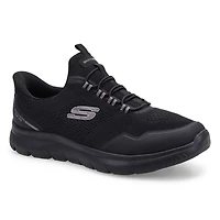 Mens Summits Top Rate Wide Slip Ins Sneaker - Bla