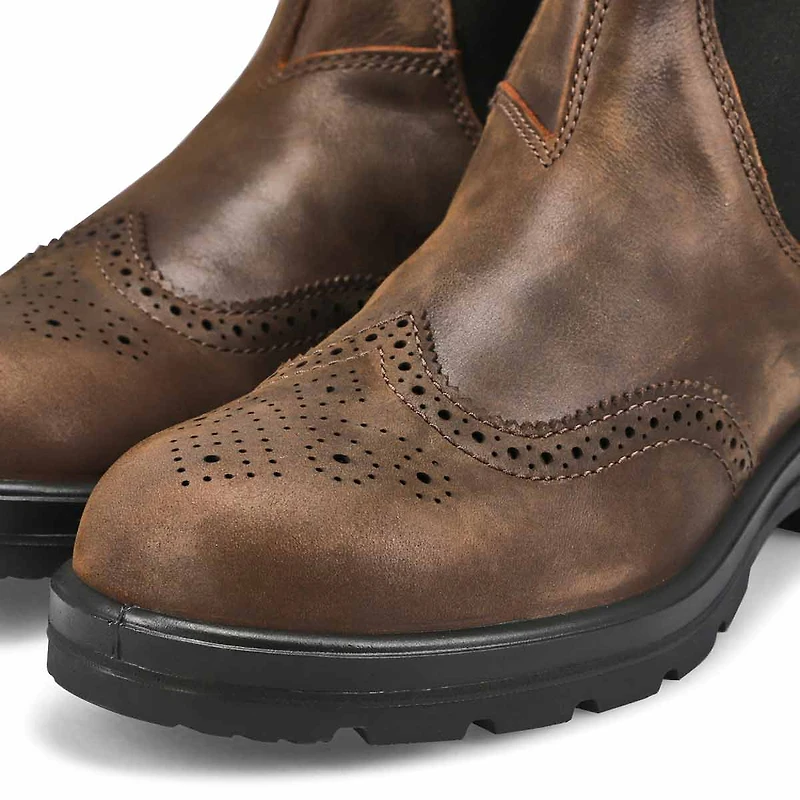 Unisex 2444 Classic Chelsea Boot - Antique Brown B