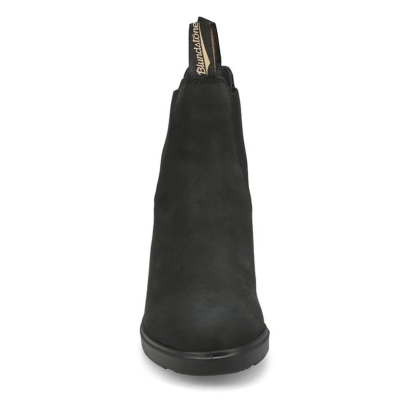 Women's 2460 Series Nubuck High Heel Boot - Black