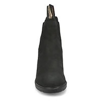 Women's 2460 Series Nubuck High Heel Boot - Black