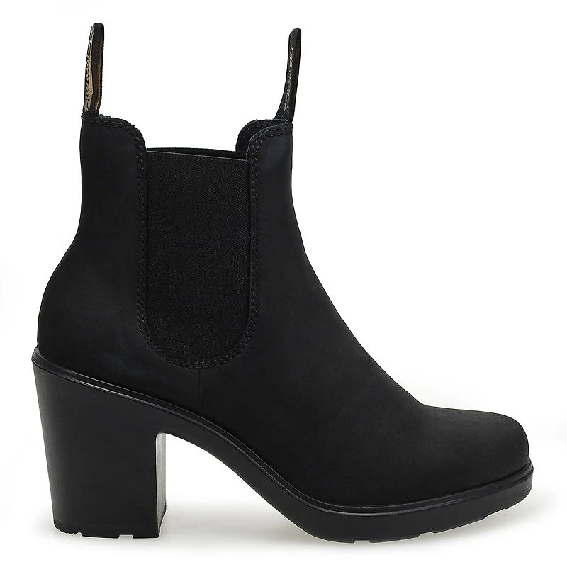 Women's 2460 Series Nubuck High Heel Boot - Black