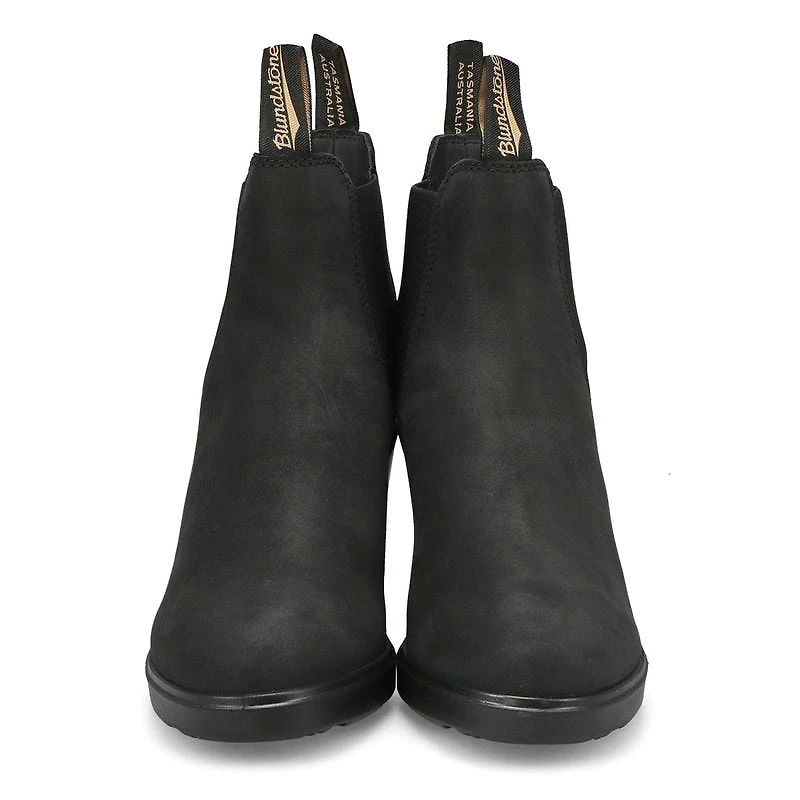 Women's 2460 Series Nubuck High Heel Boot - Black