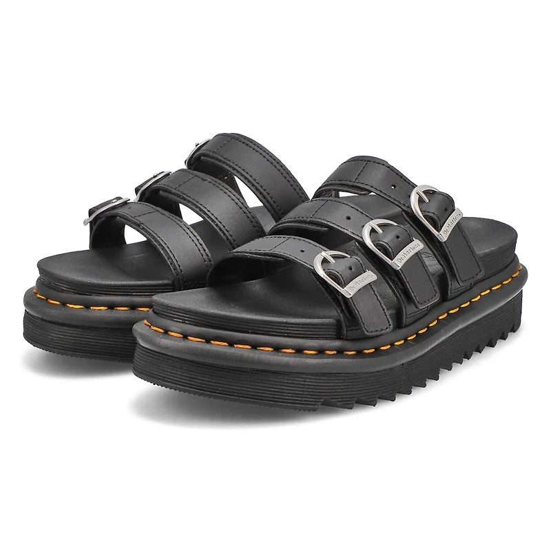 Sandale BLAIRE SLIDE 3 STRAP, noir, femmes