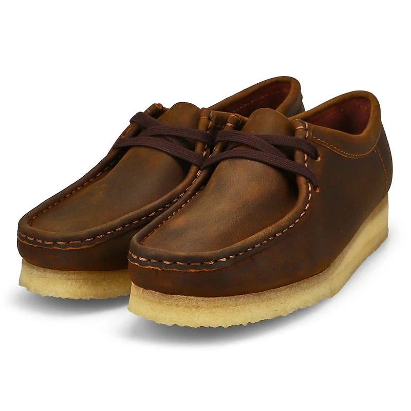 Chaussure  lacets dcontracte WALLABEE, cire d'a