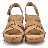 Women's Giselle Beach Wedge Sandal- White