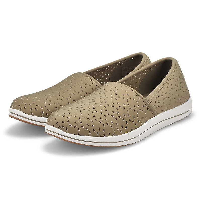 Women's Breeze Emily Slip On Casual Shoe - Olive