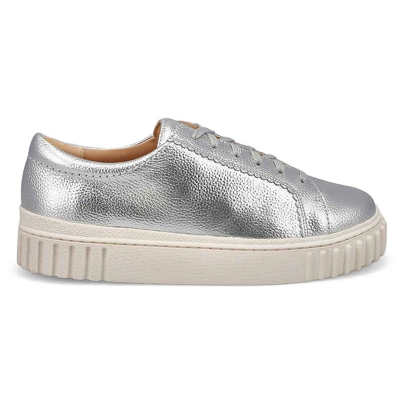 Women's Mayhill Walk Lace Up Sneaker - Silver Meta