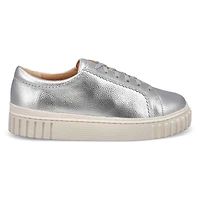 Women's Mayhill Walk Lace Up Sneaker - Silver Meta