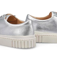 Women's Mayhill Walk Lace Up Sneaker - Silver Meta